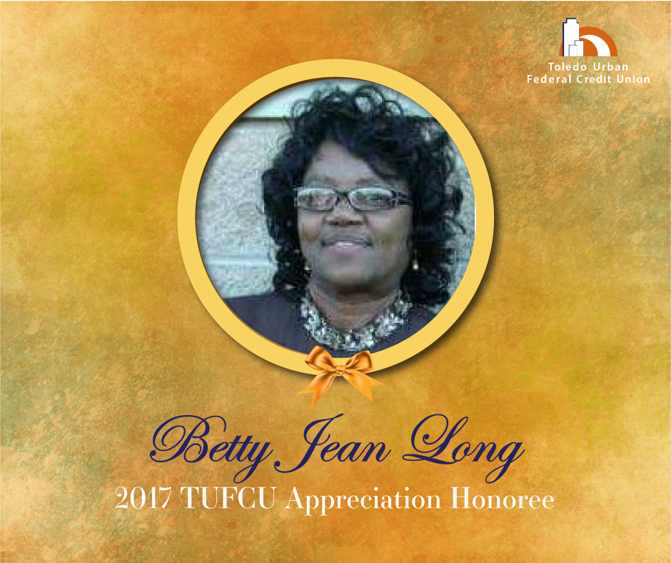 Image of Betty Jean Long, 2017 T.U.F.C.U. Appreciation Honoree.