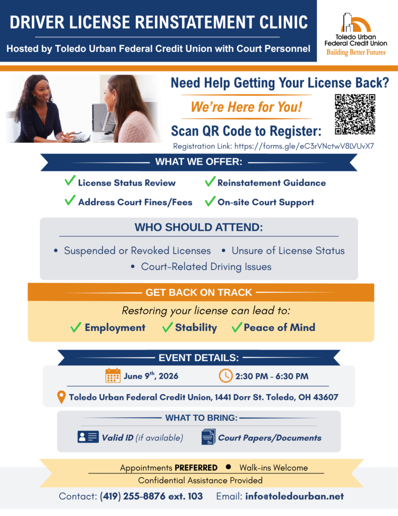 DRIVER’S LICENSE REINSTATEMENT CLINIC 69